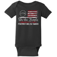 Foxtrots Delta Tangos Funny Foxtrots Delta Tangos   Baby Bodysuit