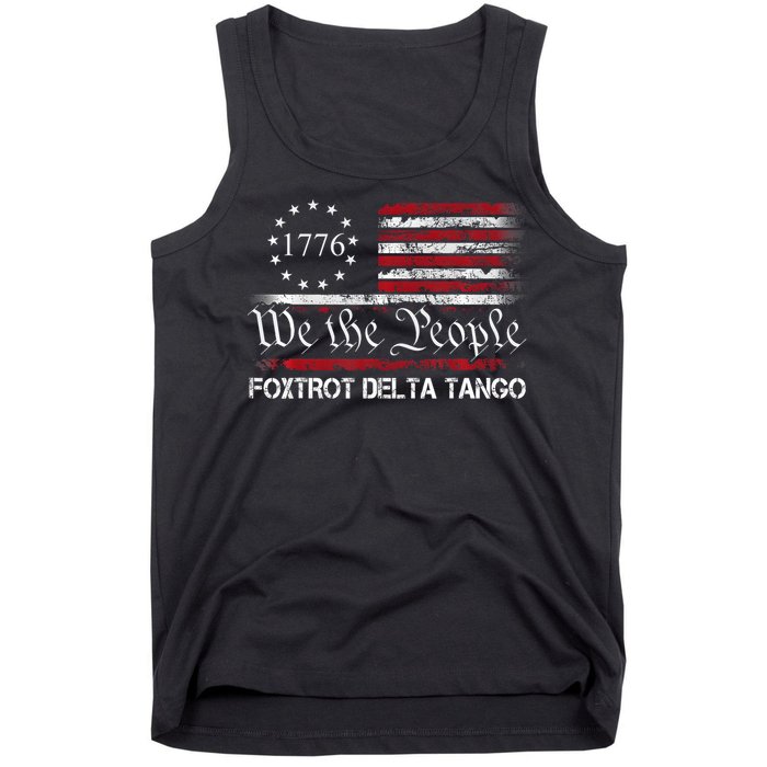 Foxtrots Delta Tangos Funny Foxtrots Delta Tangos   Tank Top