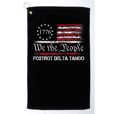 Foxtrots Delta Tangos Funny Foxtrots Delta Tangos   Golf Towel