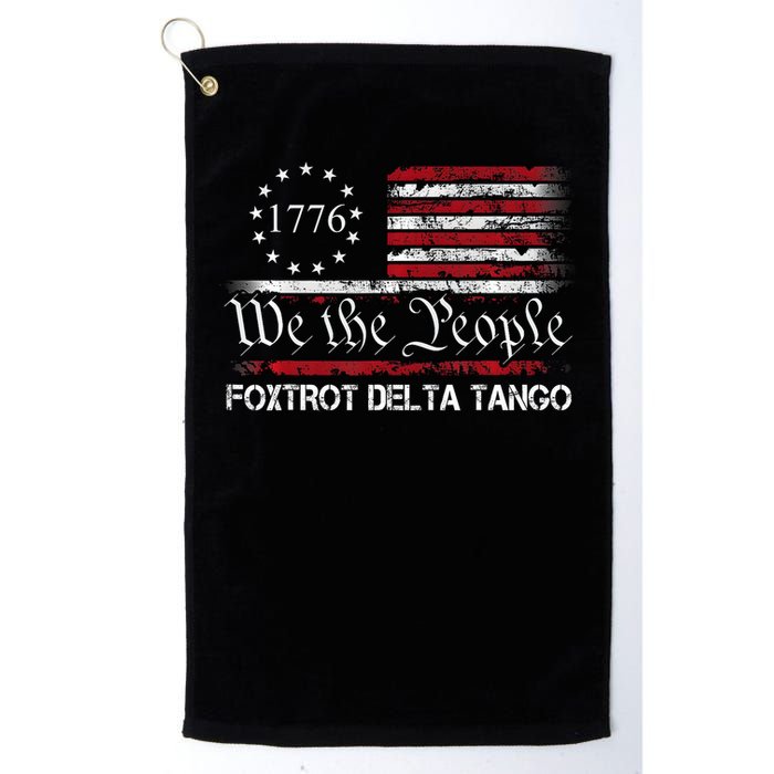 Foxtrots Delta Tangos Funny Foxtrots Delta Tangos   Golf Towel
