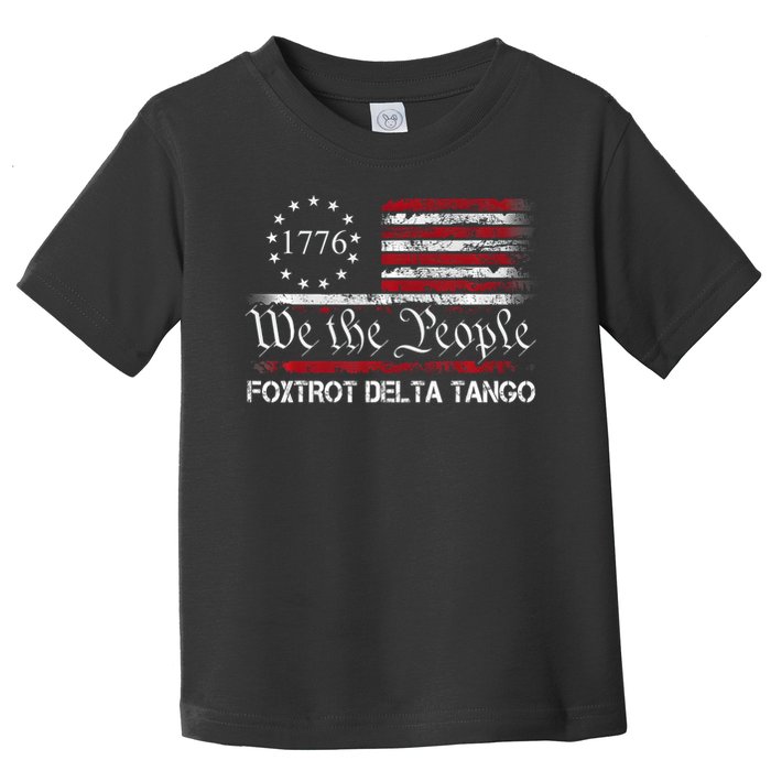 Foxtrots Delta Tangos Funny Foxtrots Delta Tangos   Toddler T-Shirt