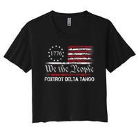 Foxtrots Delta Tangos Funny Foxtrots Delta Tangos   Women's Crop Top Tee