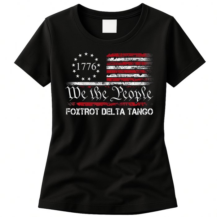Foxtrots Delta Tangos Funny Foxtrots Delta Tangos   Womens T-Shirt