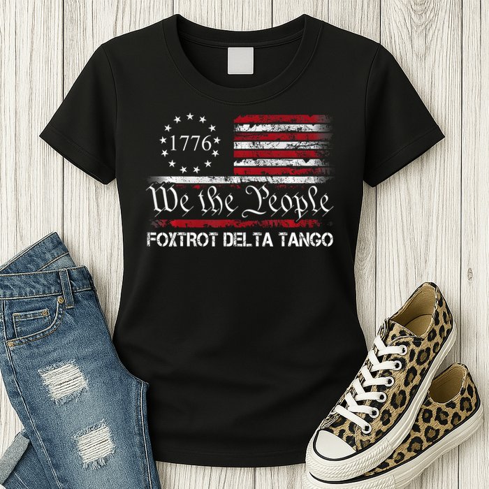 Foxtrots Delta Tangos Funny Foxtrots Delta Tangos   Womens T-Shirt