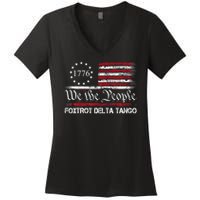 Foxtrots Delta Tangos Funny Foxtrots Delta Tangos   Women's V-Neck T-Shirt
