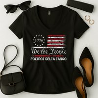 Foxtrots Delta Tangos Funny Foxtrots Delta Tangos   Women's V-Neck T-Shirt