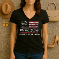 Foxtrots Delta Tangos Funny Foxtrots Delta Tangos   Women's V-Neck T-Shirt