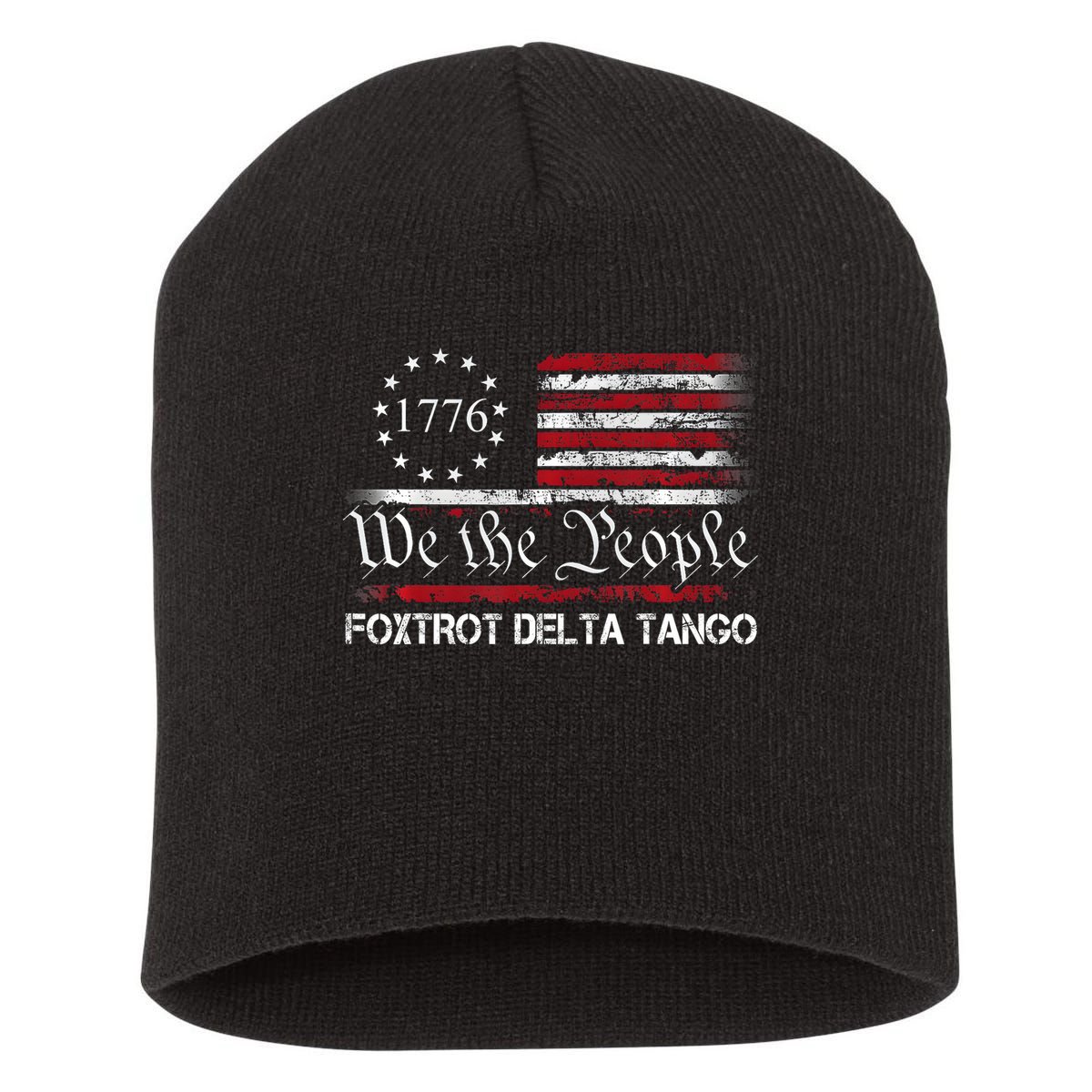 Foxtrots Delta Tangos Funny Foxtrots Delta Tangos   Short Acrylic Beanie