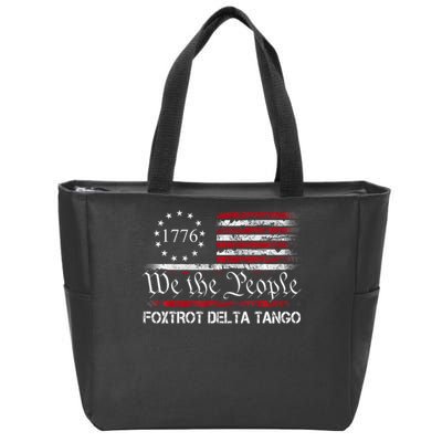 Foxtrots Delta Tangos Funny Foxtrots Delta Tangos   Zip Tote Bag