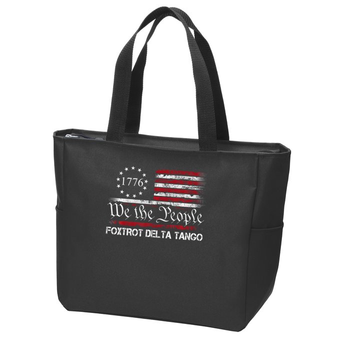 Foxtrots Delta Tangos Funny Foxtrots Delta Tangos   Zip Tote Bag
