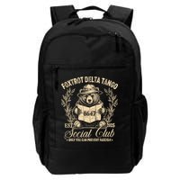 Foxtrot Delta Tango Social Club Only You Can Prevent Fascism Backpack