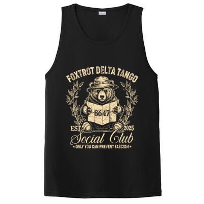 Foxtrot Delta Tango Social Club Only You Can Prevent Fascism PosiCharge Competitor Tank