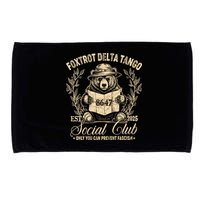 Foxtrot Delta Tango Social Club Only You Can Prevent Fascism Microfiber Hand Towel