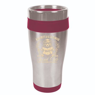 Foxtrot Delta Tango Social Club Only You Can Prevent Fascism 16oz Travel Tumbler