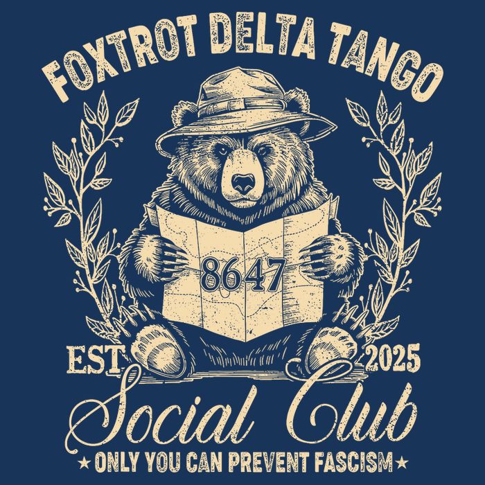Foxtrot Delta Tango Social Club Only You Can Prevent Fascism Infant Baby Jersey Bodysuit