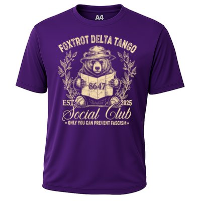 Foxtrot Delta Tango Social Club Only You Can Prevent Fascism Performance Shirt