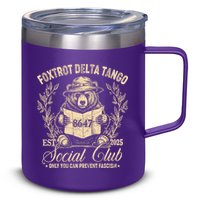 Foxtrot Delta Tango Social Club Only You Can Prevent Fascism 12oz Stainless Steel Coffee Mug