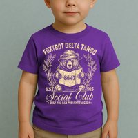 Foxtrot Delta Tango Social Club Only You Can Prevent Fascism Toddler T-Shirt