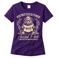 Foxtrot Delta Tango Social Club Only You Can Prevent Fascism Womens T-Shirt