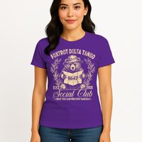 Foxtrot Delta Tango Social Club Only You Can Prevent Fascism Womens T-Shirt