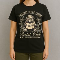 Foxtrot Delta Tango Social Club Only You Can Prevent Fascism T-Shirt