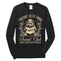 Foxtrot Delta Tango Social Club Only You Can Prevent Fascism Tall Long Sleeve T-Shirt