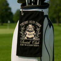 Foxtrot Delta Tango Social Club Only You Can Prevent Fascism Golf Towel