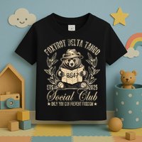 Foxtrot Delta Tango Social Club Only You Can Prevent Fascism Toddler T-Shirt