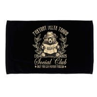Foxtrot Delta Tango Social Club Only You Can Prevent Fascism Microfiber Hand Towel
