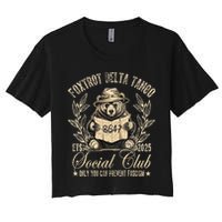 Foxtrot Delta Tango Social Club Only You Can Prevent Fascism Crop Top