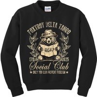Foxtrot Delta Tango Social Club Only You Can Prevent Fascism Kids Sweatshirt