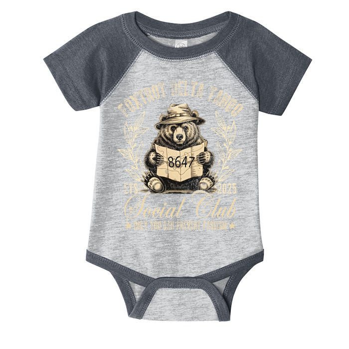Foxtrot Delta Tango Social Club Only You Can Prevent Fascism Infant Baby Jersey Bodysuit