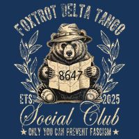 Foxtrot Delta Tango Social Club Only You Can Prevent Fascism Infant Baby Jersey Bodysuit