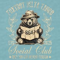 Foxtrot Delta Tango Social Club Only You Can Prevent Fascism Sueded Cloud Jersey T-Shirt