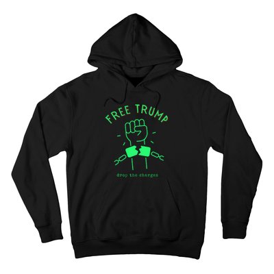 Free Donald Trump MAGA Conservative Hoodie