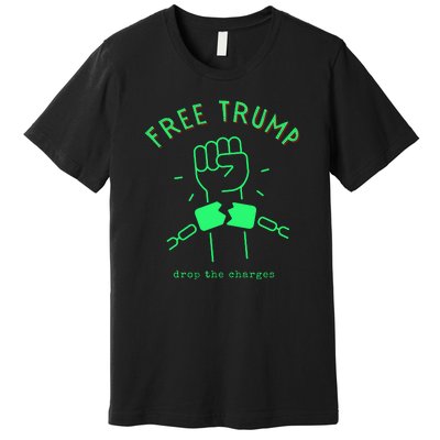 Free Donald Trump MAGA Conservative Premium T-Shirt