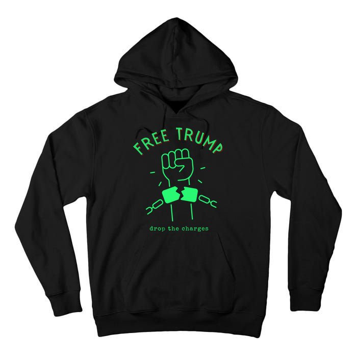 Free Donald Trump MAGA Conservative Tall Hoodie