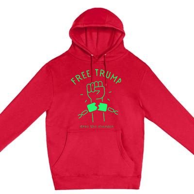 Free Donald Trump MAGA Conservative Premium Pullover Hoodie