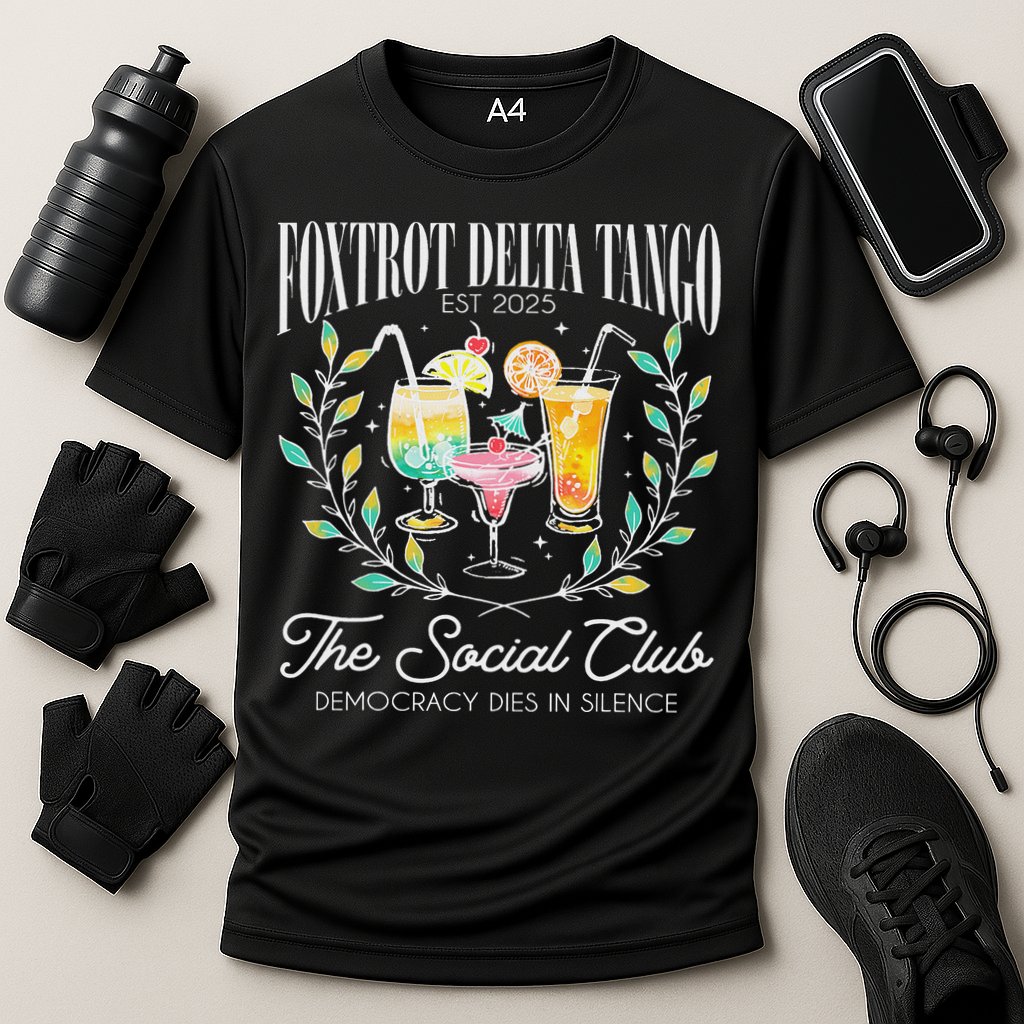 Foxtrots Deltas Tangos Retro Vintage Beach Performance Shirt