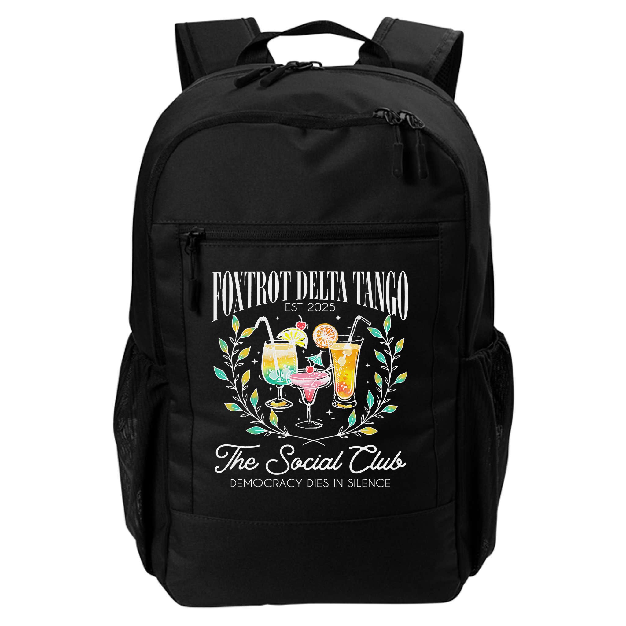 Foxtrots Deltas Tangos Retro Vintage Beach Backpack