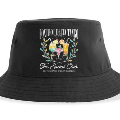 Foxtrots Deltas Tangos Retro Vintage Beach Sustainable Bucket Hat
