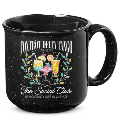 Foxtrots Deltas Tangos Retro Vintage Beach 15oz Campfire Ceramic Mug