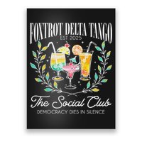Foxtrots Deltas Tangos Retro Vintage Beach Poster