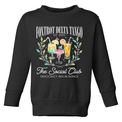 Foxtrots Deltas Tangos Retro Vintage Beach Toddler Sweatshirt