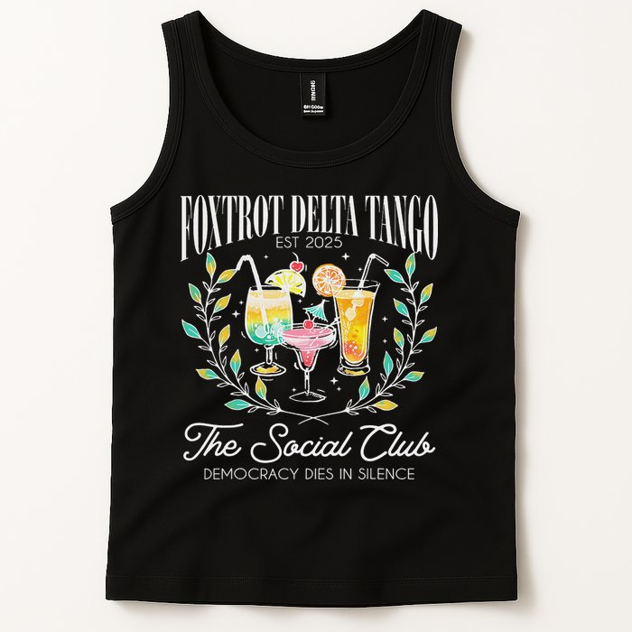 Foxtrots Deltas Tangos Retro Vintage Beach Tank Top