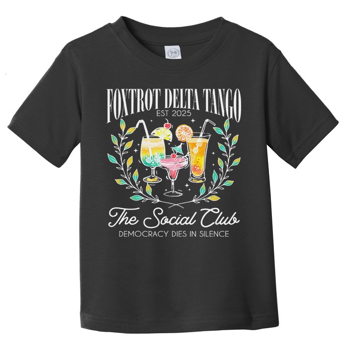 Foxtrots Deltas Tangos Retro Vintage Beach Toddler T-Shirt