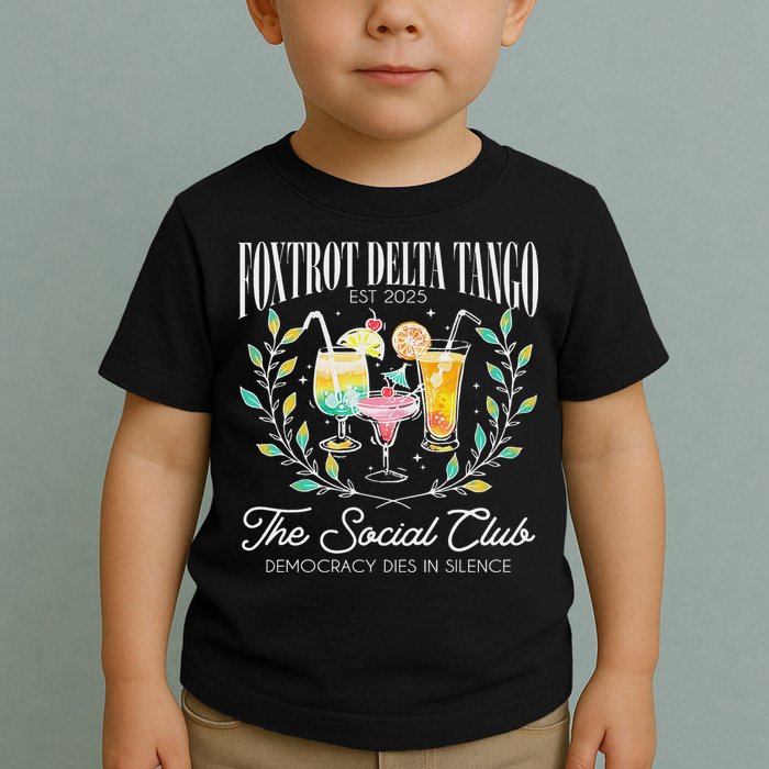 Foxtrots Deltas Tangos Retro Vintage Beach Toddler T-Shirt