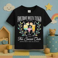 Foxtrots Deltas Tangos Retro Vintage Beach Toddler T-Shirt