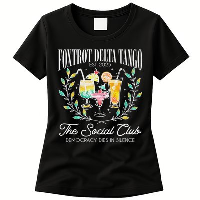 Foxtrots Deltas Tangos Retro Vintage Beach Womens T-Shirt