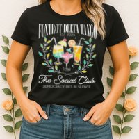 Foxtrots Deltas Tangos Retro Vintage Beach Womens T-Shirt
